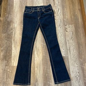 Long Elegant Legs slight bootleg jeans…..37” inseam
